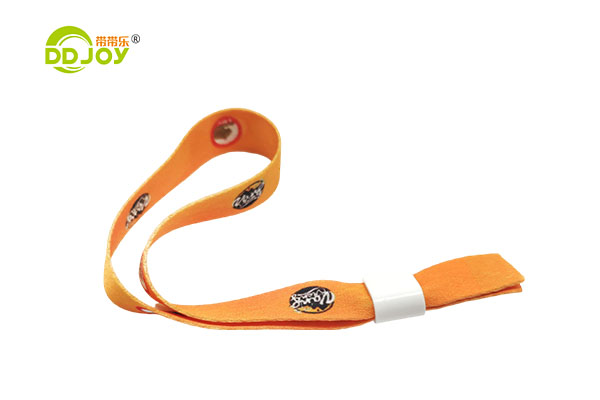 Cheap Custom One Direction Lock Cloth Polyester Fabric Wristbands For Festival & Events