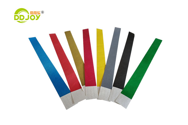 Custom Logo Printed Bracelet Waterproof Paper Tyvek Wristbands For Event Party Supplies