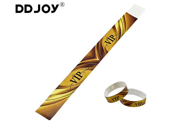 How does the solid color dupont paper wristband revolutionize event management and personal identification with its unique material?